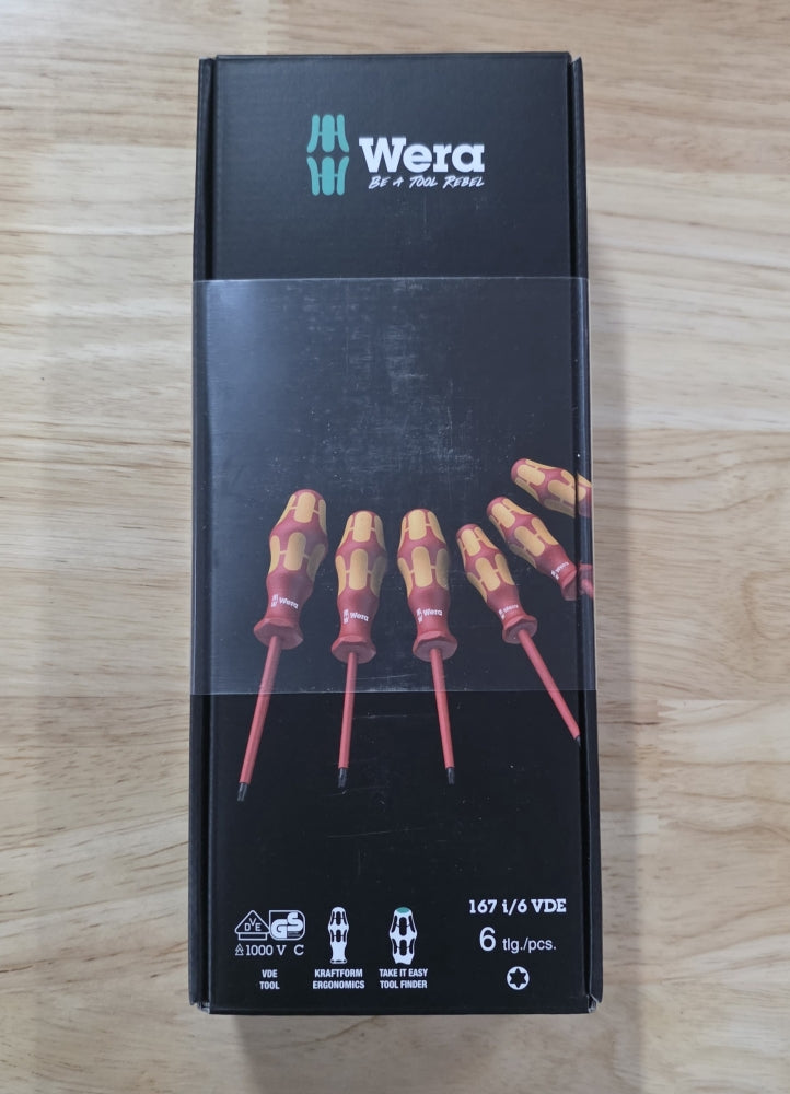 WERA Torx Schraubendreher Satz VDE (6-teilig)