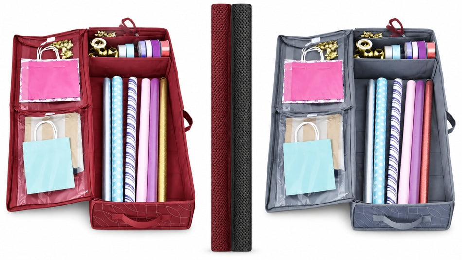 Geschenkpapier-Organizer Aufbewahrungs-Tasche 90 x 30 x 12cm