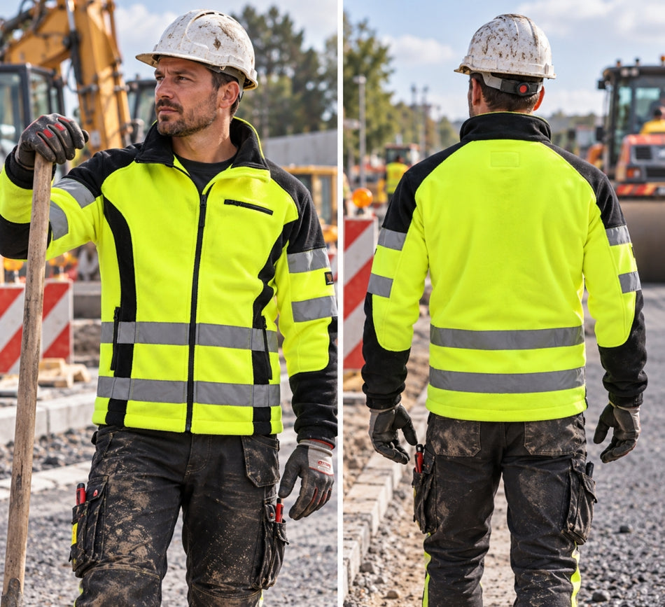PROCERA Fleece-Arbeitsjacke 'Polar 300 Sniper' GELB (300 g/m²) [Gr. wählbar]