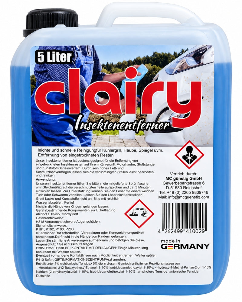 CLAIRY Insektenentferner (5L Kanister)