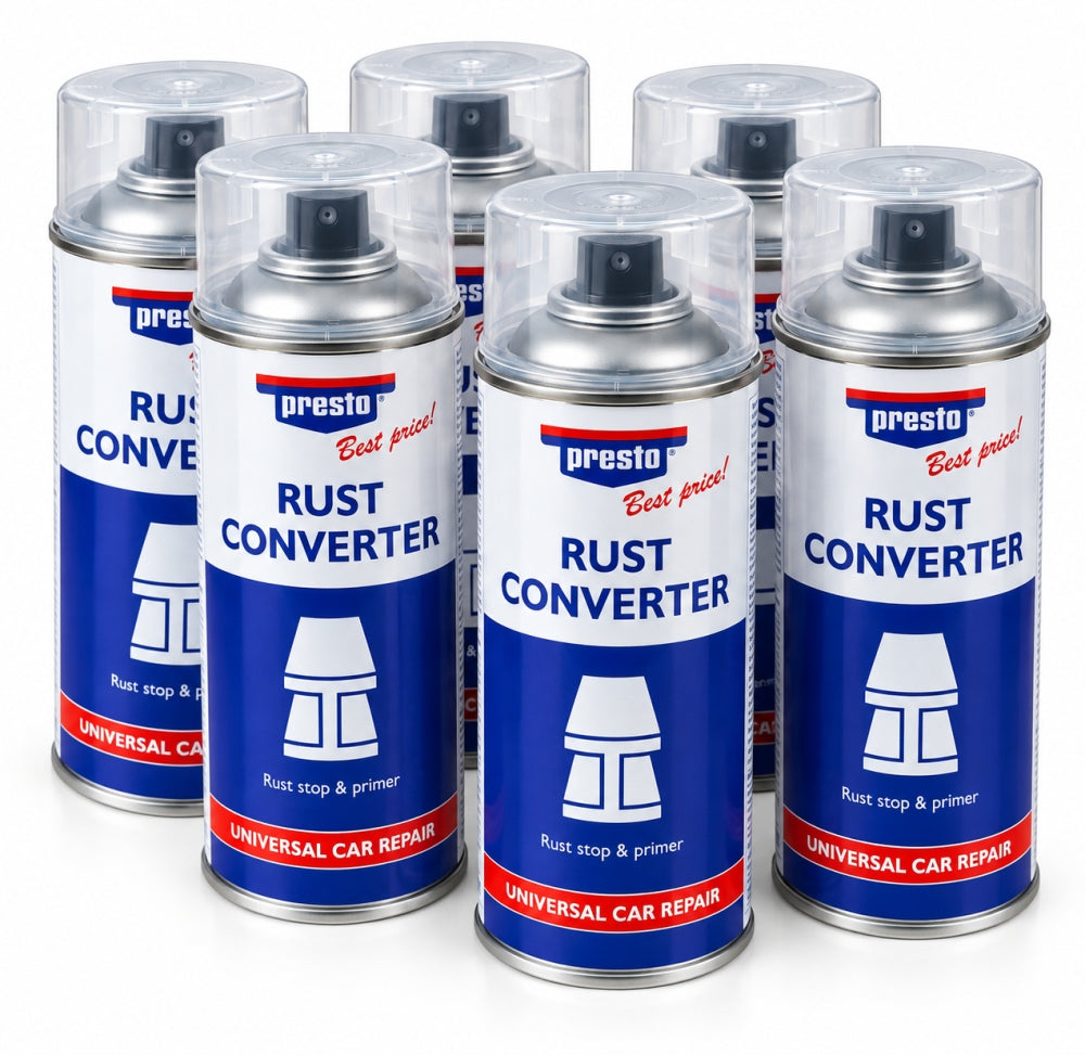 PRESTO Rostumwandler-Spray 'ROST-STOP' mit Epoxidharz-Grundierung [Menge wählbar]  / (Art) 6 Dosen (6 x 400ml)