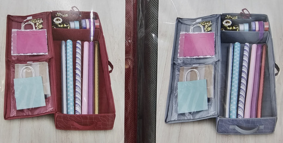 Geschenkpapier-Organizer Aufbewahrungs-Tasche 90 x 30 x 12cm