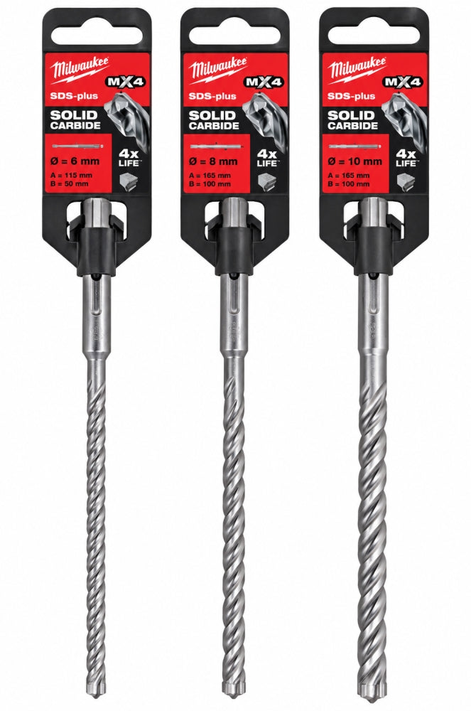 MILWAUKEE Hammerbohrer SDS-plus MX4 [zum auswählen]