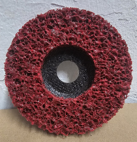 Hartvlies-Schleifscheibe 'GWT Nylon Rot' (Ø 115mm)