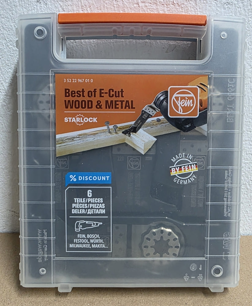 FEIN Starlock Tauchsägeblatt Set (6-teilig) für Holz & Metall