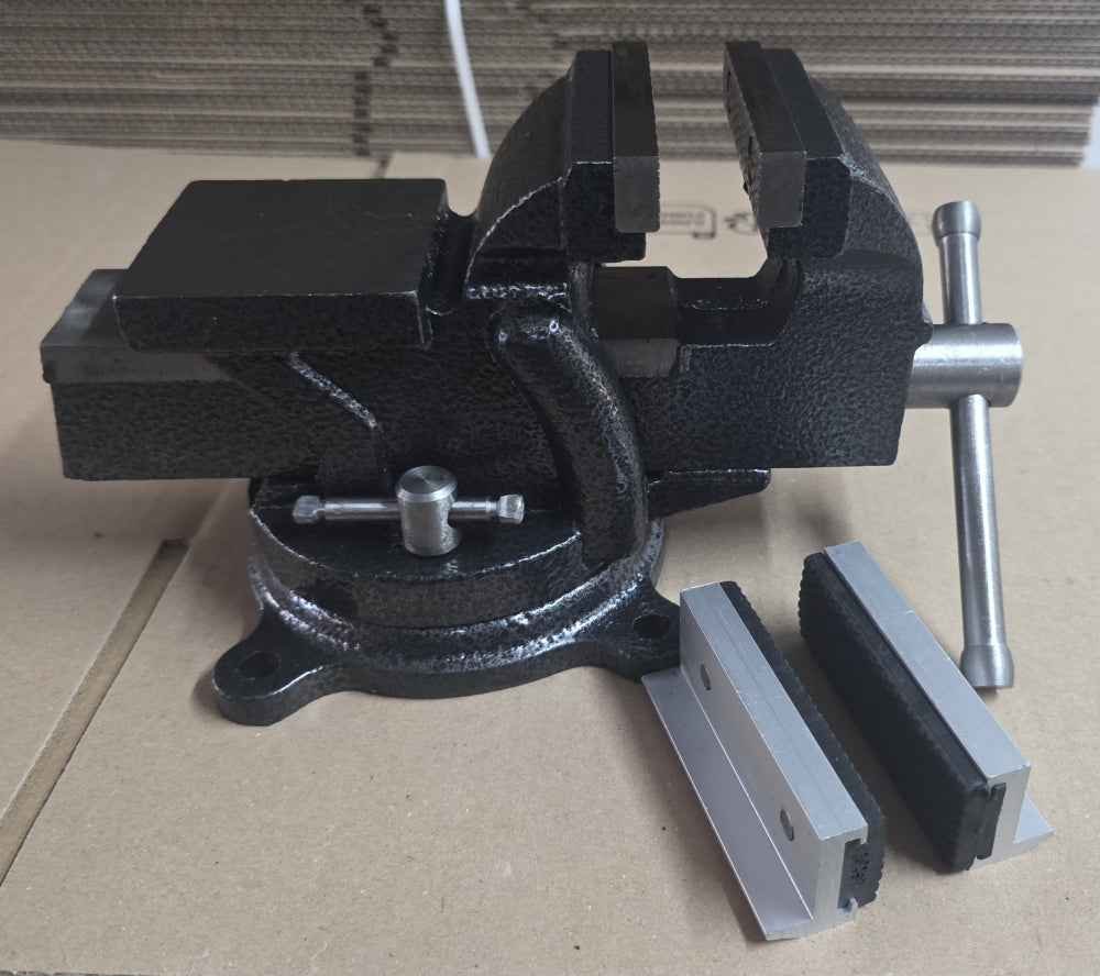 Gusseisen-Schraubstock 75mm mit Schonbacken