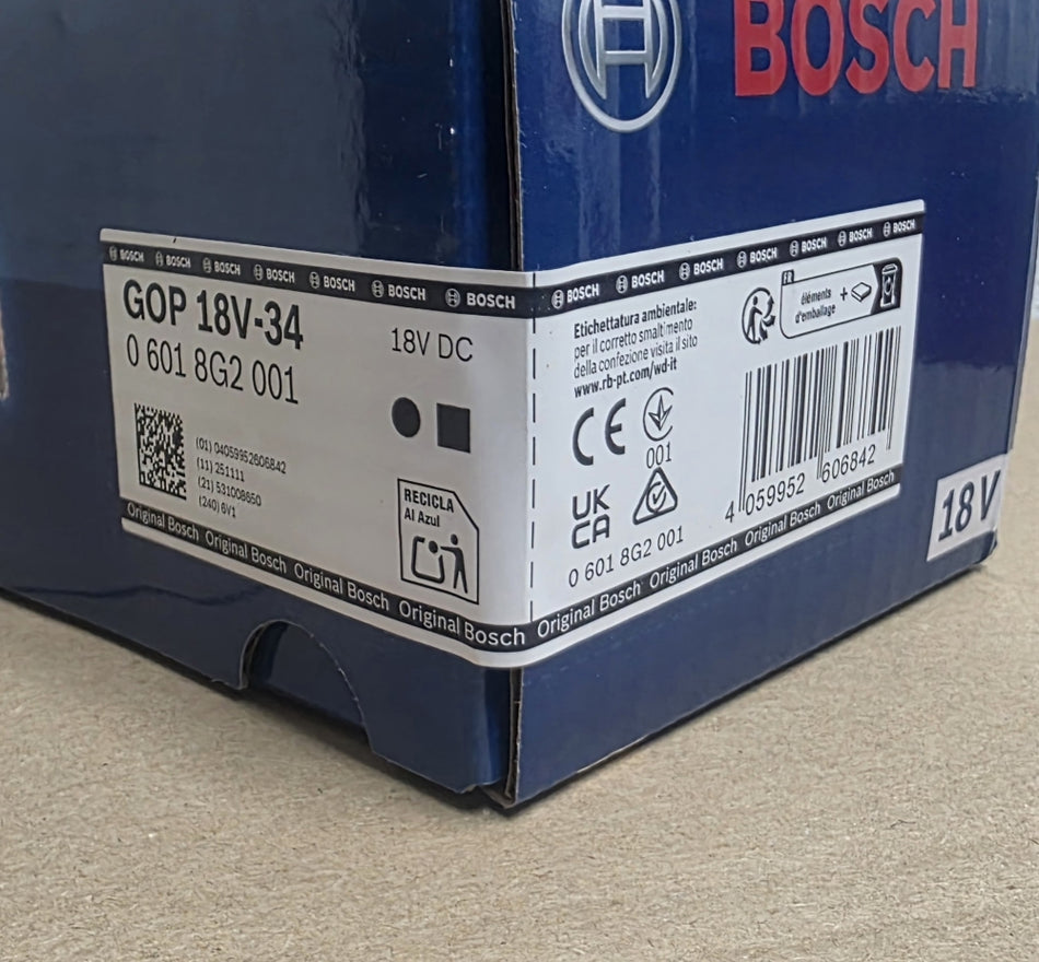 BOSCH Professional GOP 18V-34 Akku-Multi-Cutter (18V, ohne Akku, Starlock Plus) 06018G2001