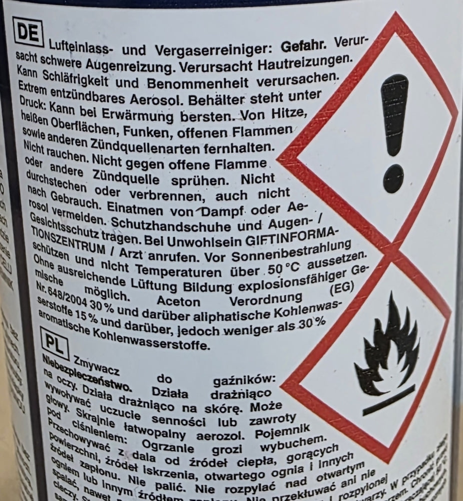 Lufteinlass- und Vergasserreiniger Spray (300ml) R577