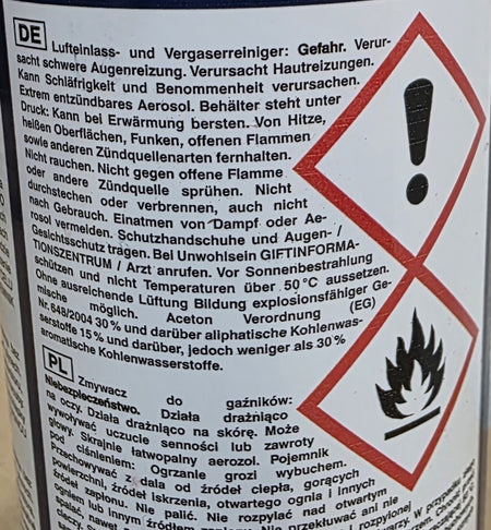 Lufteinlass- und Vergasserreiniger Spray (300ml) R577