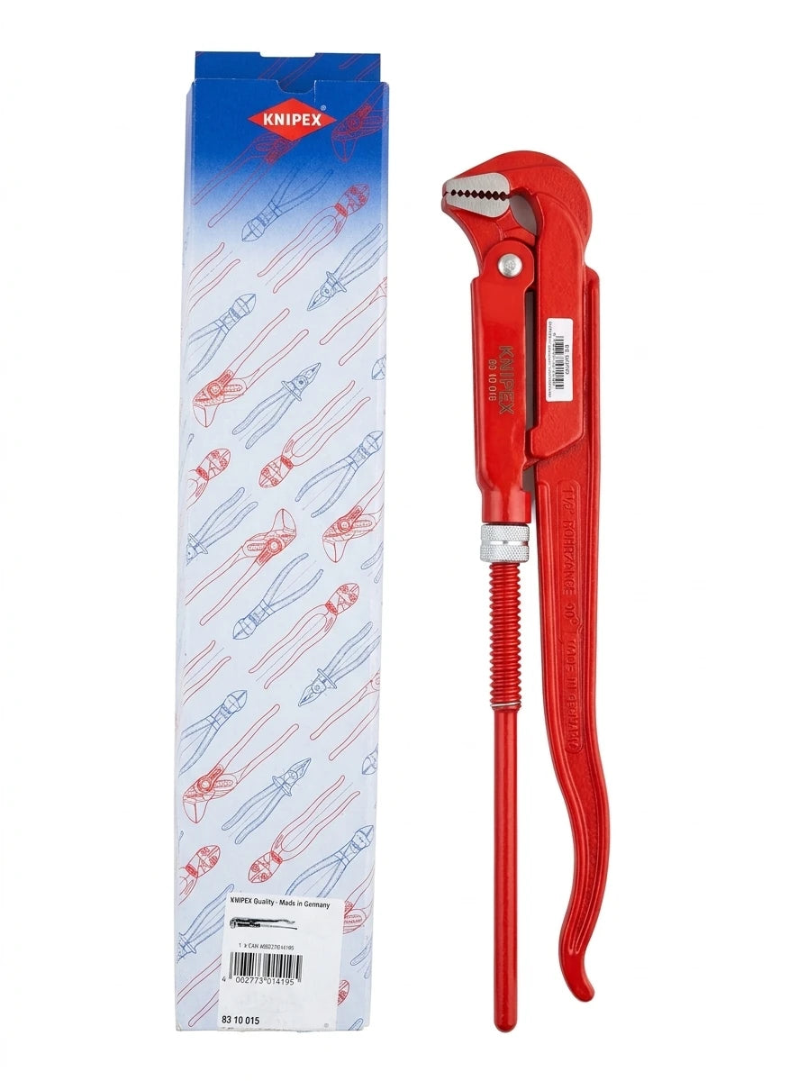 KNIPEX Rohrzange 36 Zoll rot mit Originalverpackung und sichtbarer Hersteller-Nummer