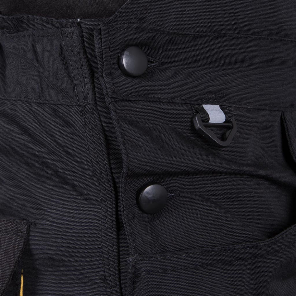 Latzhose SCHWARZ / GRAU (Gr. wählbar)