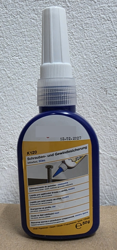 Schraubensicherung mittelfest blau K120 (50g)