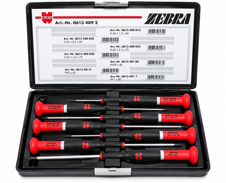 WÜRTH Feinmechanik Schraubendreher-Satz 7-teilig Schlitz & PH (06134892)