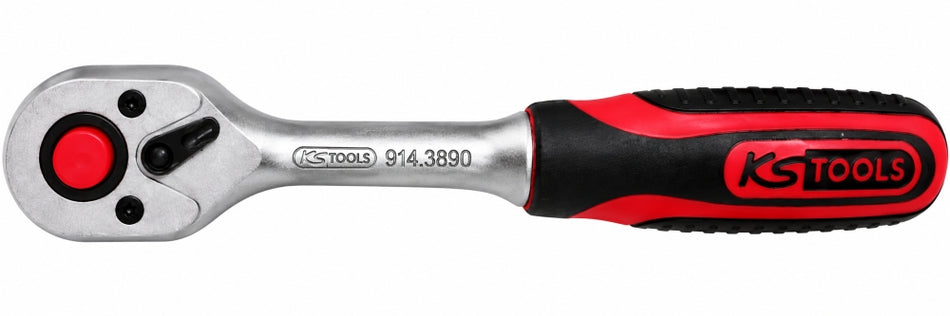 KS TOOLS Umschaltknarre 3/8" (200mm) 2K-Griff 914.3890