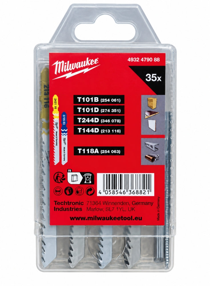 MILWAUKEE Stichsägeblatt Set (35-teilig) 4932479088