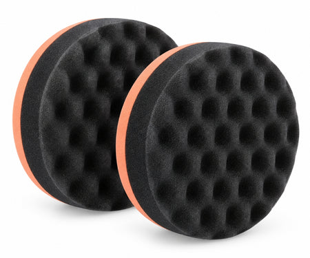 2x Polierpad-Schwamm Wabenform (Ø 150mm)