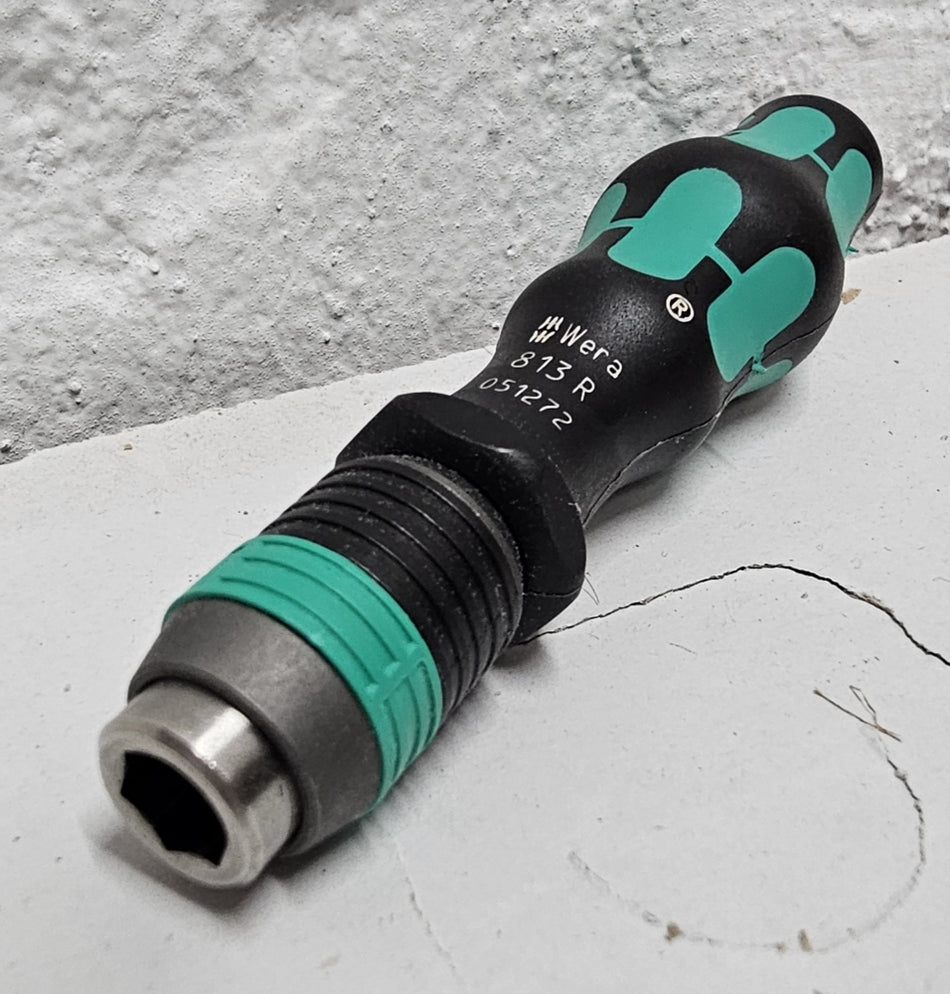 WERA Bit-Handhalter mit Rapidaptor Schnellwechselfutter 1/4 Zoll x 90mm