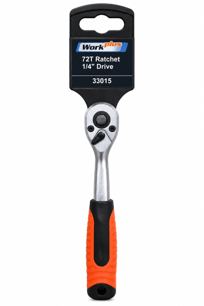 WORKPLUS Umschaltknarre (1/4", feinverzahnt: 72 Zähne)