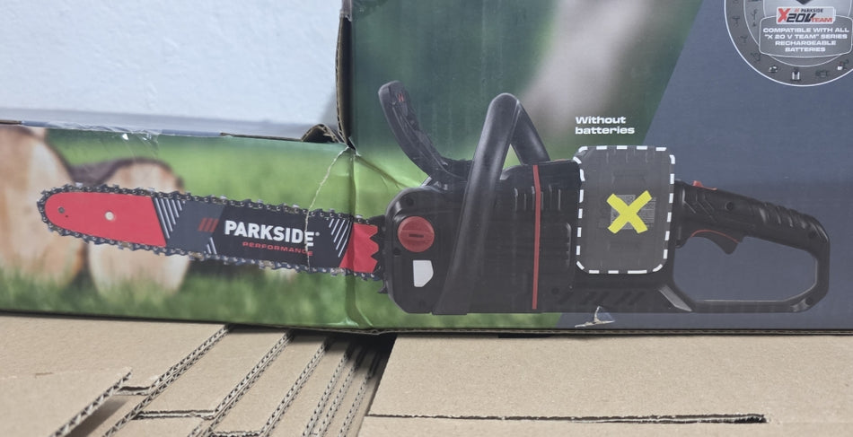 PARKSIDE PERFORMANCE 40V Akku-Kettensäge (2x20V) 'PPKSA 40-Li C3' Solo NEU