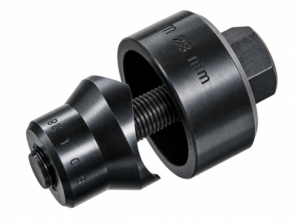 LUX-TOOLS Schraublocher 'Comfort' (Ø 28 mm) Armaturenlochstanze für Spülbecken