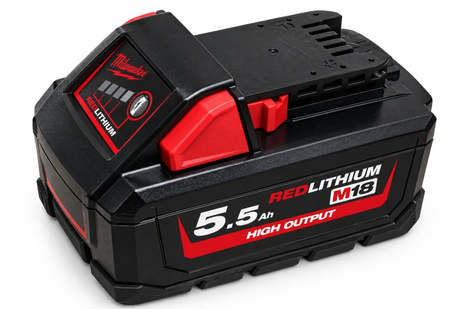 MILWAUKEE 18V Akku 'M18 HB5.5 High Output' (18V / 5,5Ah) 4932464712