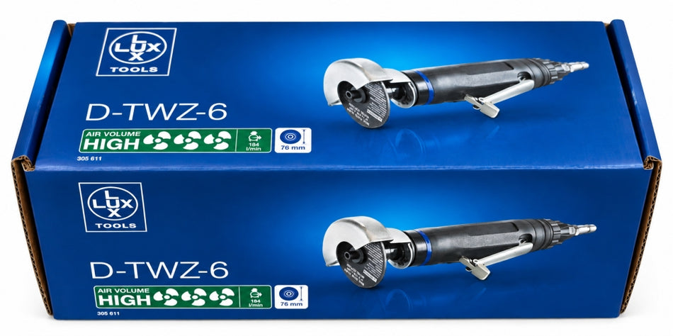 LUX-TOOLS Druckluft-Trennwerkzeug 'D-TWZ-6' (Ø 76 mm, 6,3 bar, 184 l/min) 305611