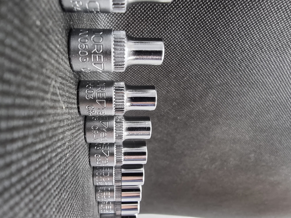 GEDORE Steckschlüssel Satz (13-teilig) 1/4 Zoll kurz