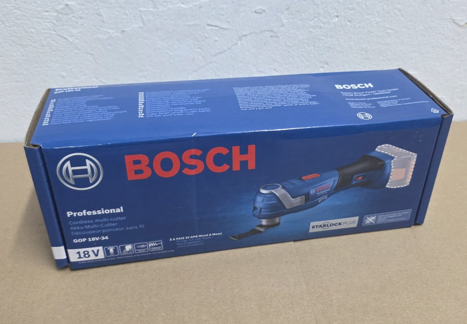 BOSCH Professional GOP 18V-34 Akku-Multi-Cutter (18V, ohne Akku, Starlock Plus) 06018G2001