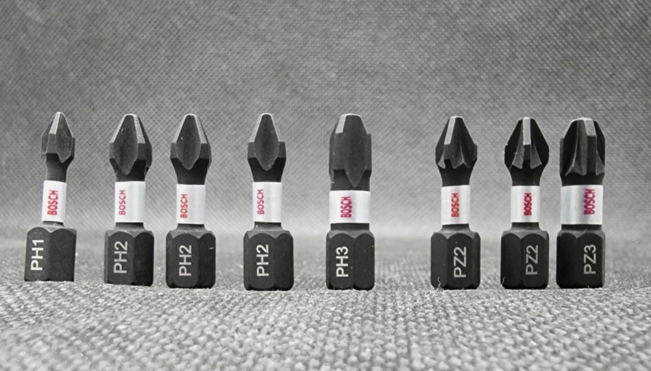 BOSCH Impact Kreuz Bit-Sortiment (8-teilig)