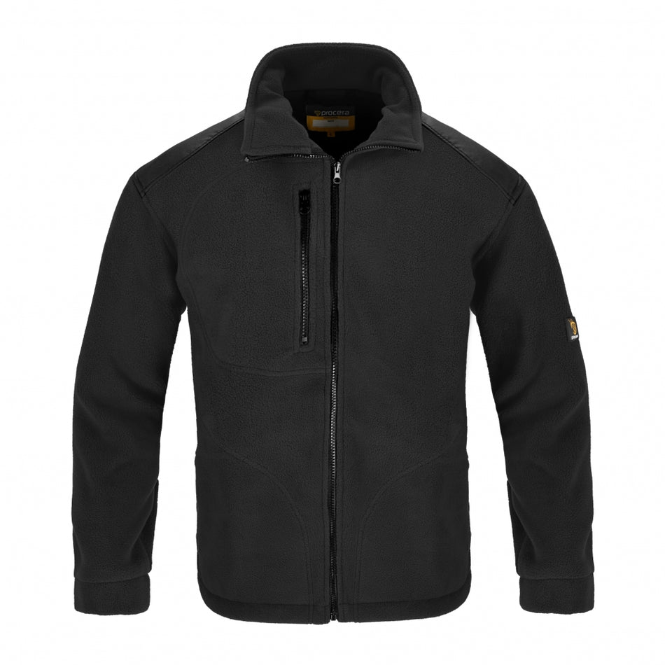 PROCERA Arbeits-Fleecejacke 'Vista Black' (schwarz) [Gr. wählbar]