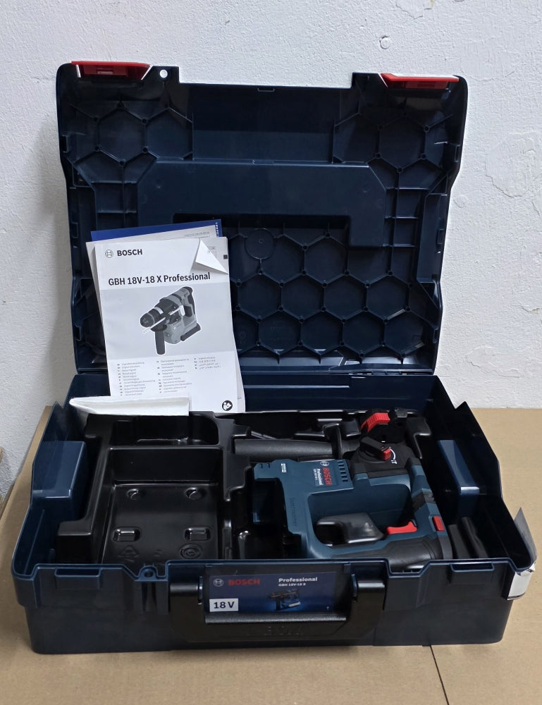 BOSCH PROFESSIONAL Akku-Bohrhammer 'GBH 18V-18 X' (18V, 1,5J, ONECHUCK, Solo, ohne Akku, L-BOXX)