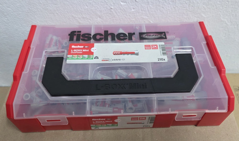 FISCHER Dübel-Sortiment (210-teilig) 'FixTainer DuoPower'