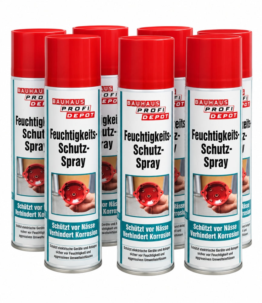 6x PROFI DEPOT Feuchtigkeits- und Korrosionsschutz-Spray (400ml)