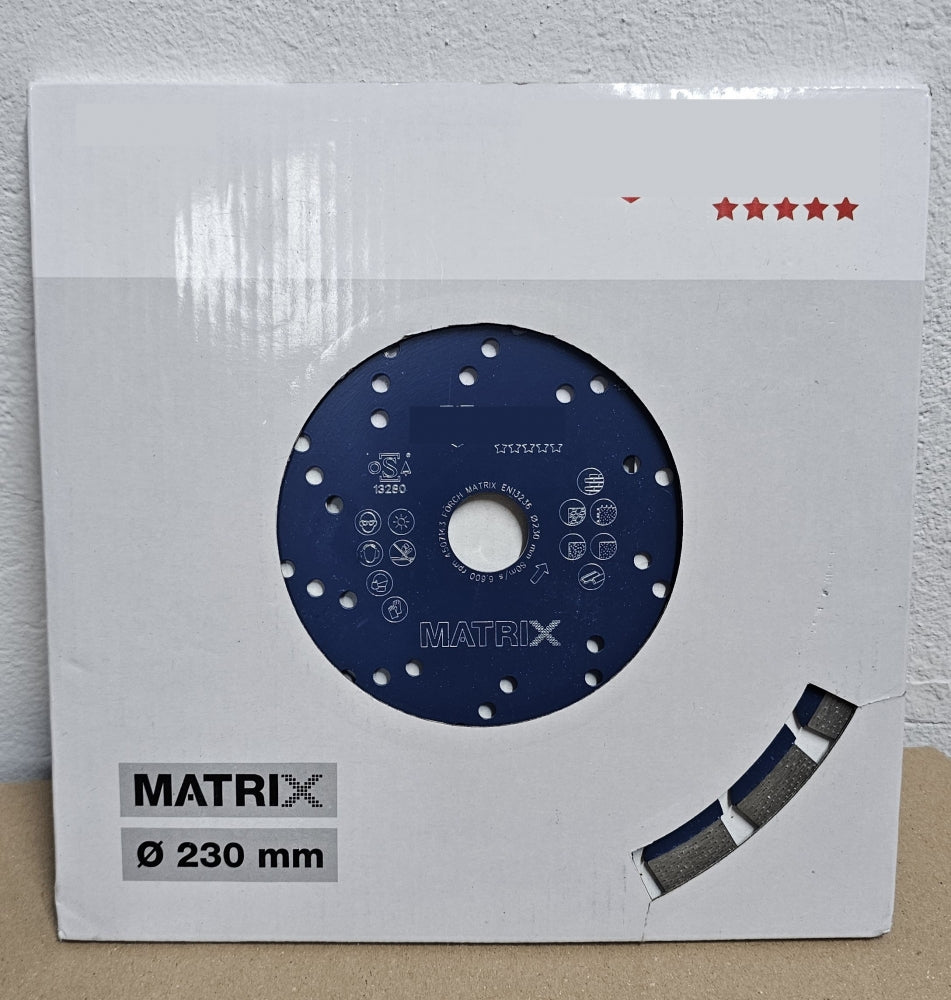 MATRIX Diamanttrennscheibe (Ø 230 x 22,23mm)