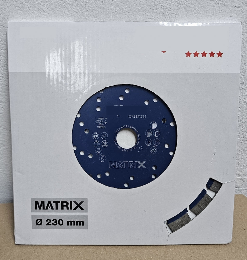 MATRIX Diamanttrennscheibe (Ø 230 x 22,23mm)