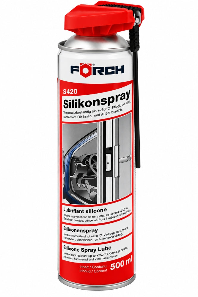 FÖRCH Silikonspray 'S420' 500 ml (Gleit-, Trenn- & Pflegemittel, -40 °C bis +150 °C) 65301500