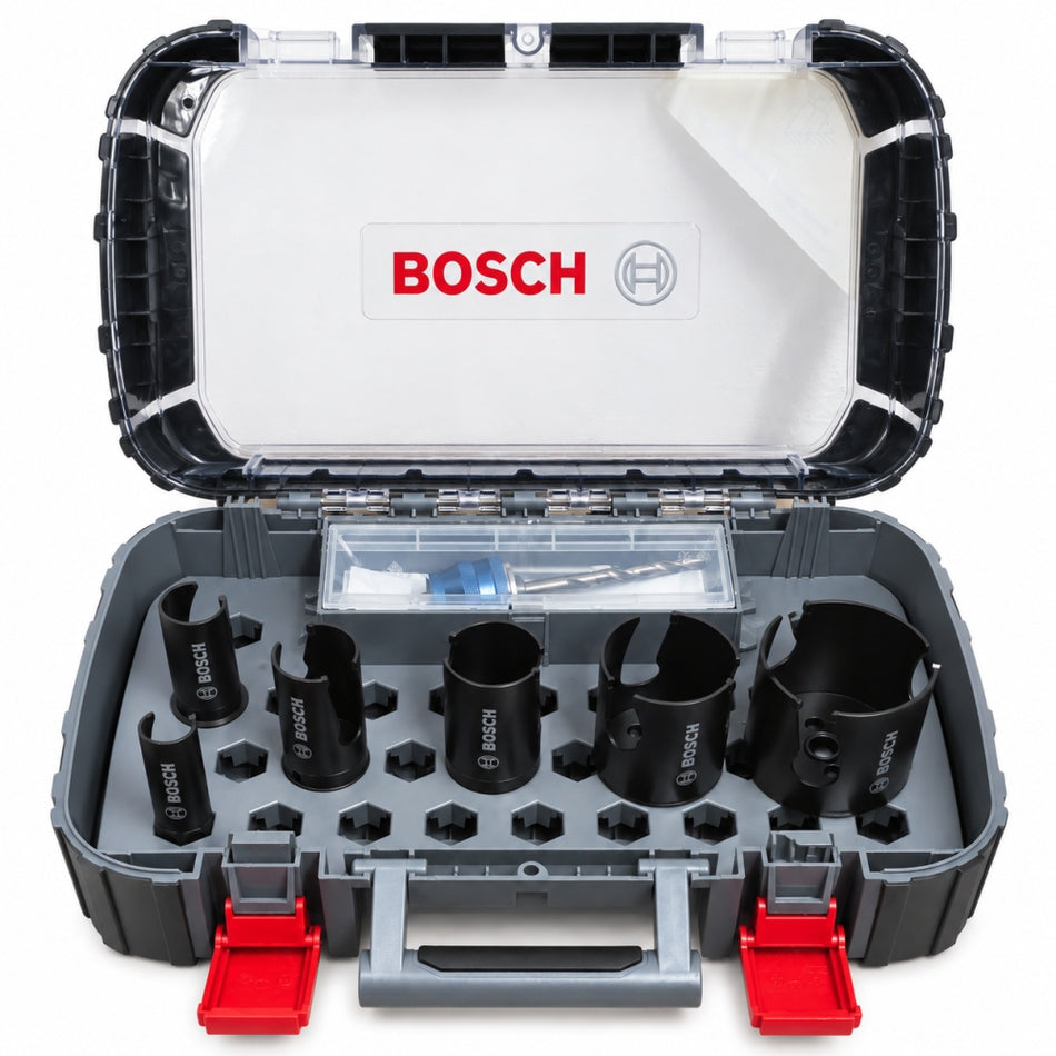 BOSCH Professional Lochsägen-Set Multi Construction Sanitär (10-teilig, 20–64mm) 2608580871