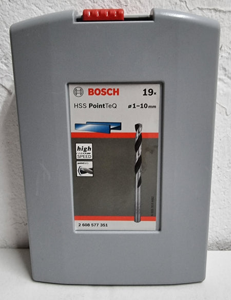 BOSCH Metallbohrer Satz HSS PointTeQ (19-tlg, Ø 1-10mm)