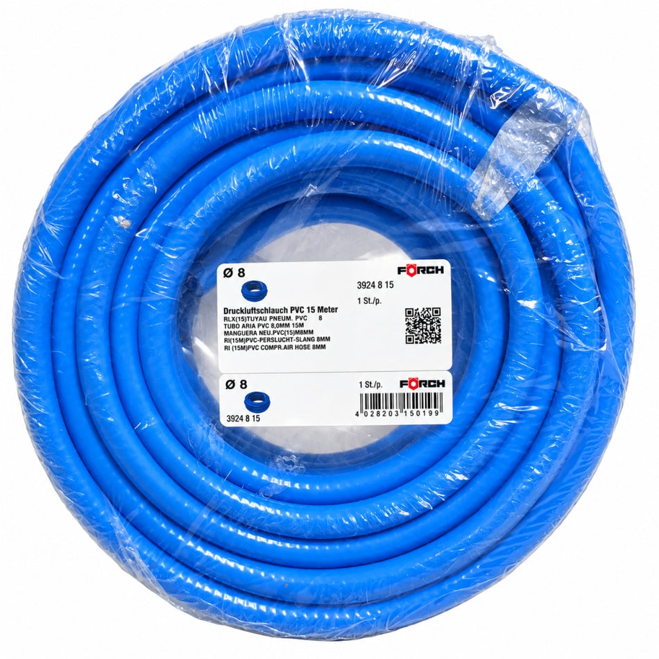 FÖRCH Druckluftschlauch 'PVC' (15m, Ø 8 x 13mm, 13bar)