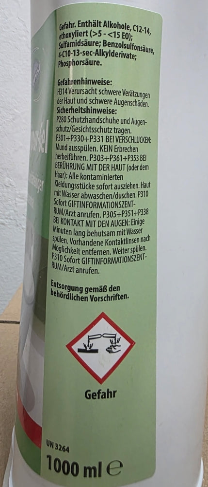Sanipur-Gel (WC- und Sanitärreiniger Konzentrat) (1000ml)