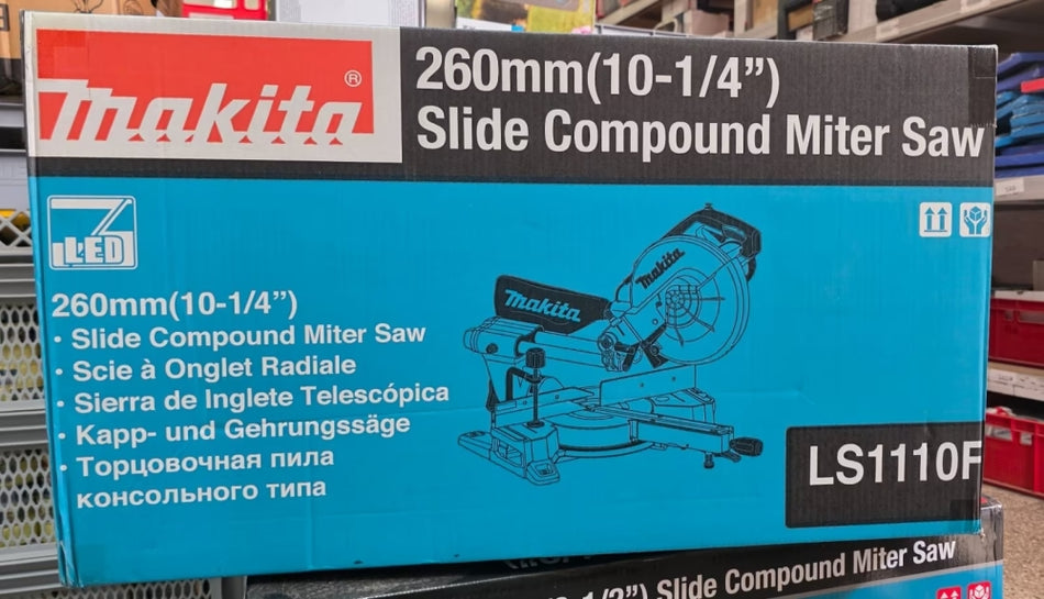 MAKITA Kappsäge Gehrungssäge 'LS1110F' (260mm, 1450W, 91mm) NEU