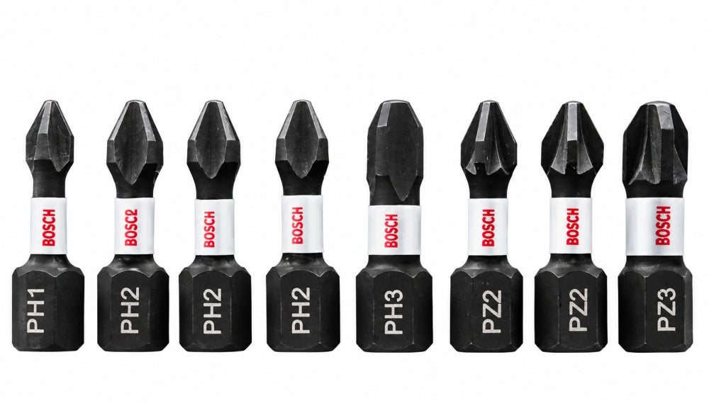 BOSCH Impact Kreuz Bit-Sortiment (8-teilig)