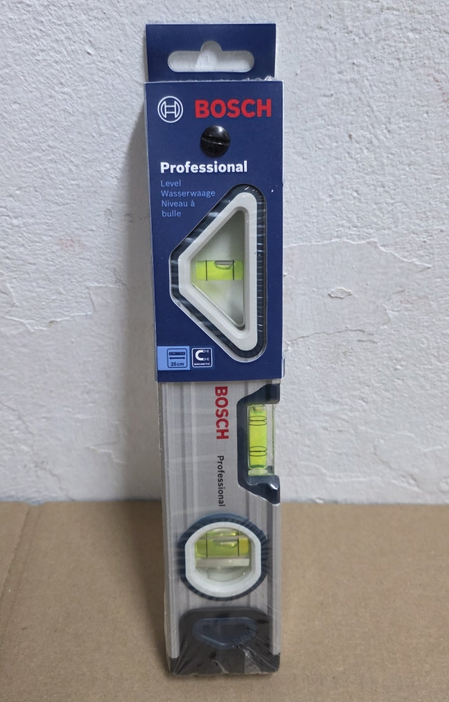 BOSCH Professional Wasserwaage 25 cm magnetisch (Aluminium, 3 Libellen)