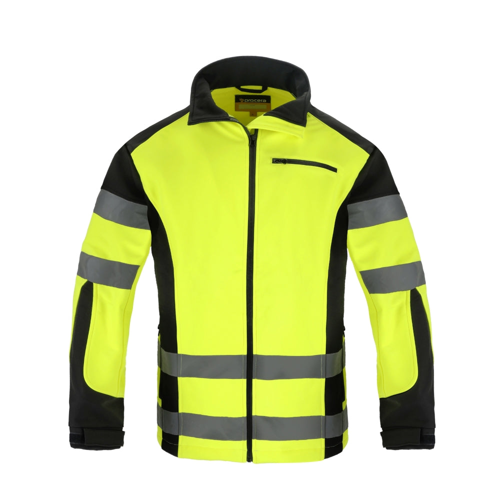 Warnschutz Softshelljacke 'Sniper' (gelb) [Gr. wählbar]
