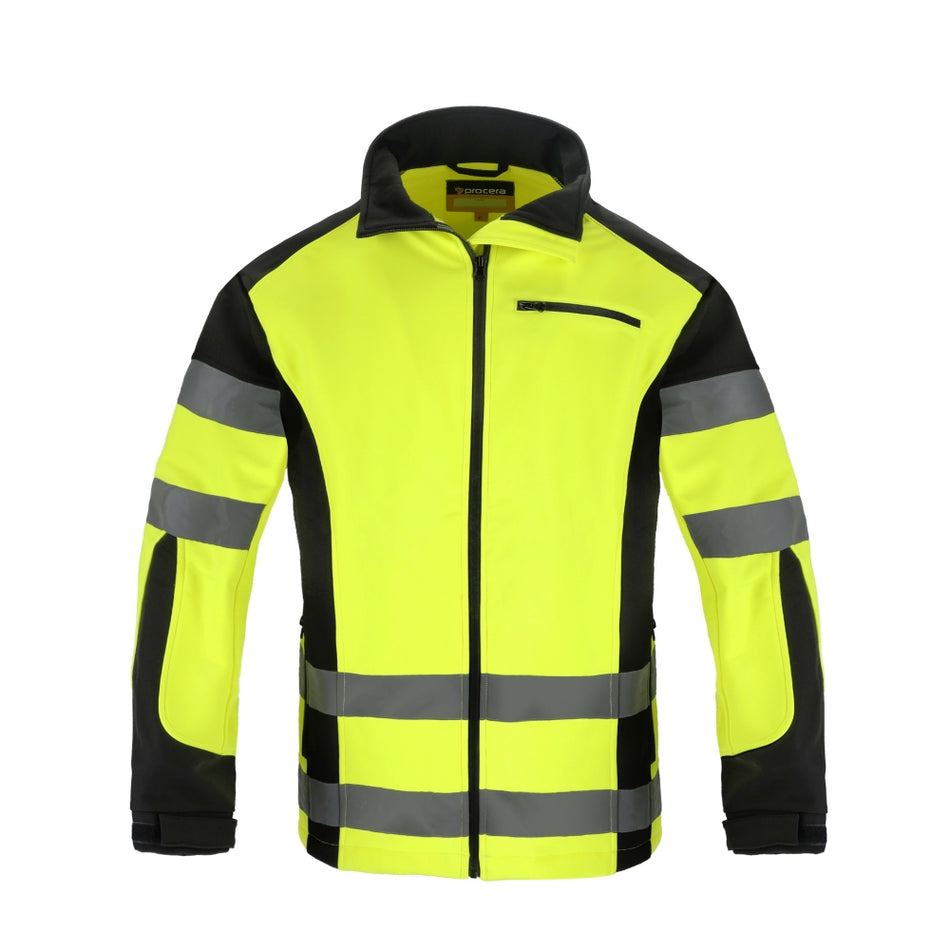 Warnschutz Softshelljacke 'Sniper' (gelb) [Gr. wählbar]