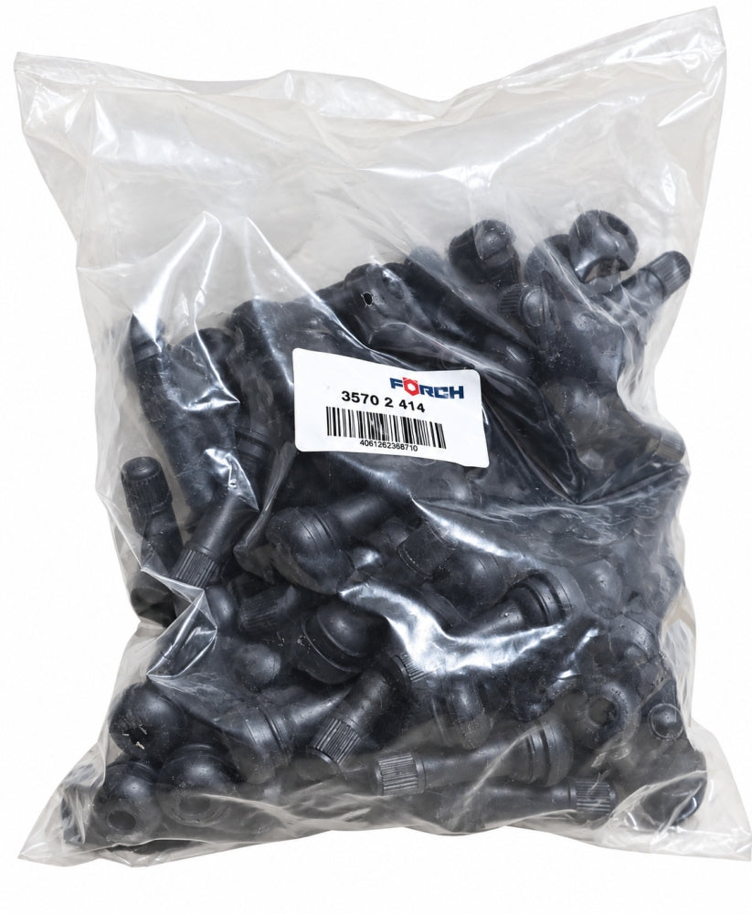 100x FÖRCH PKW Gummi Reifenventile 'TR 414'