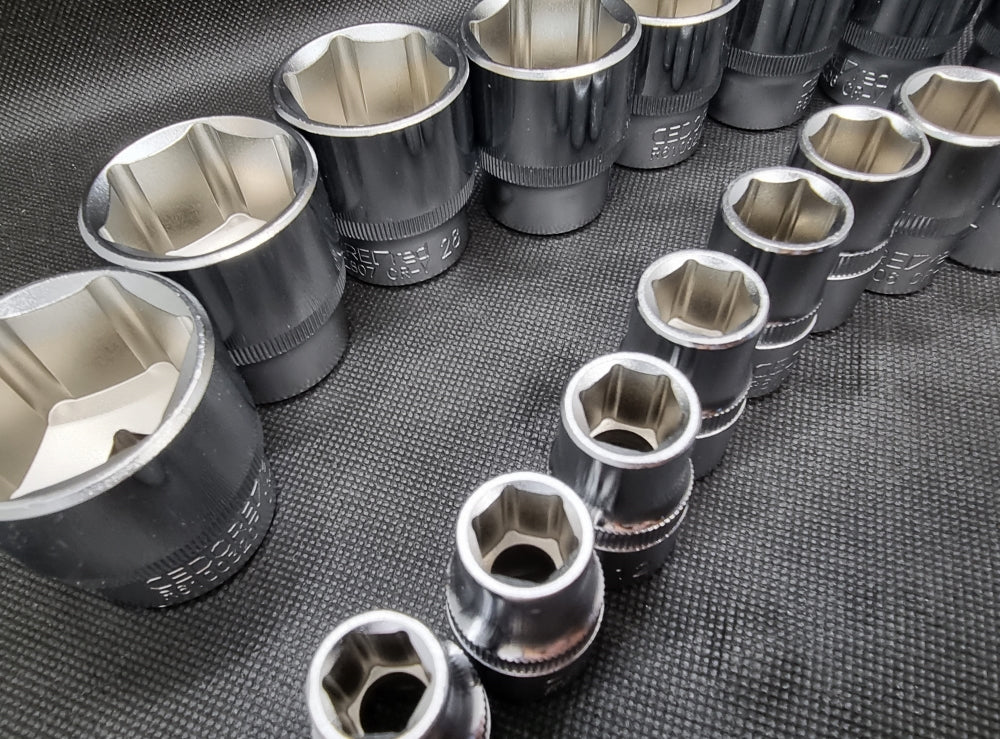 GEDORE Steckschlüssel Satz (17-teilig) 1/2 Zoll kurz