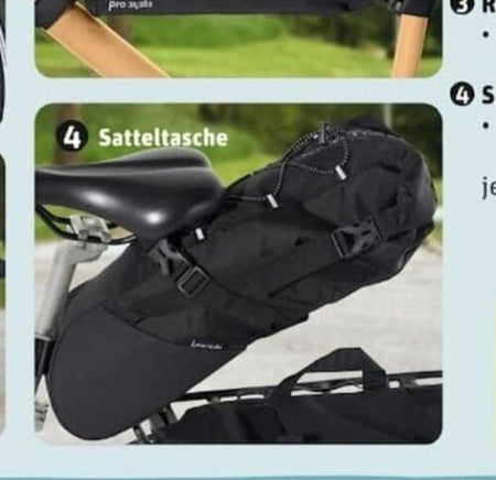 Fahrrad-Satteltasche Wasserdicht (ca. 6L)