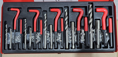 CISIVIS Gewinde-Reparatur-Satz M5–M12 (131-teilig) mit 110 Gewindeeinsätzen