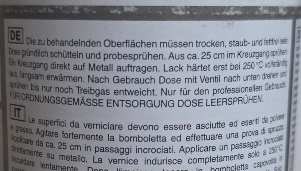 Lack hitzefest silber Spray (400ml) L230